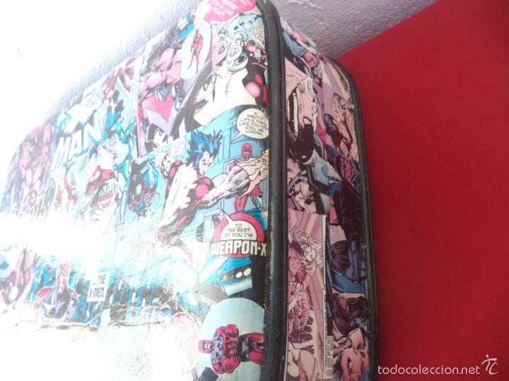 Vintage: maleta con dibujos de heroes - Foto 3