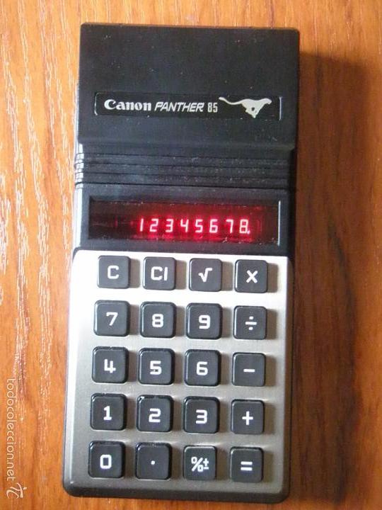 Vintage: CALCULADORA CANON PANTHER 85 FUNCIONANDO - Foto 1