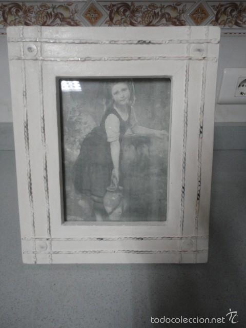 Vintage: MARCO PORTAFOTO MADERA FOTO 15 X 12