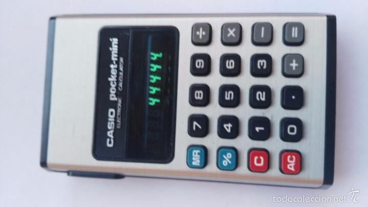 Vintage: antigua calculadora casio pocket mini - Foto 1
