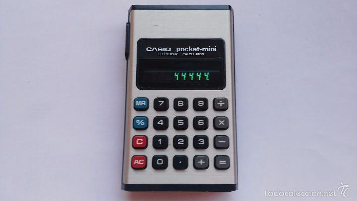 Vintage: antigua calculadora casio pocket mini - Foto 2