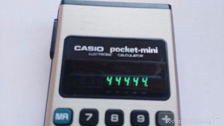 Vintage: antigua calculadora casio pocket mini - Foto 3