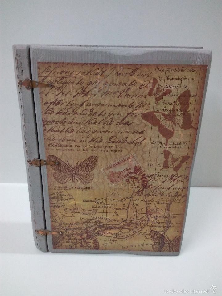 Vintage: CAJA CON FORMA DE LIBRO PARA COLGAR LAS LLAVES - Foto 1