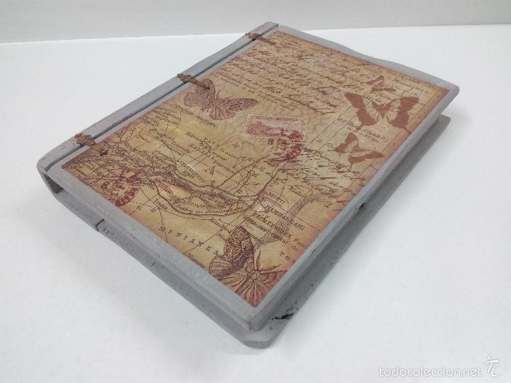 Vintage: CAJA CON FORMA DE LIBRO PARA COLGAR LAS LLAVES - Foto 3