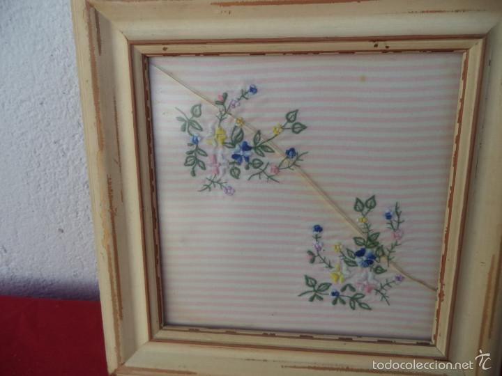 Vintage: parejas de cuadros bordados - Foto 2