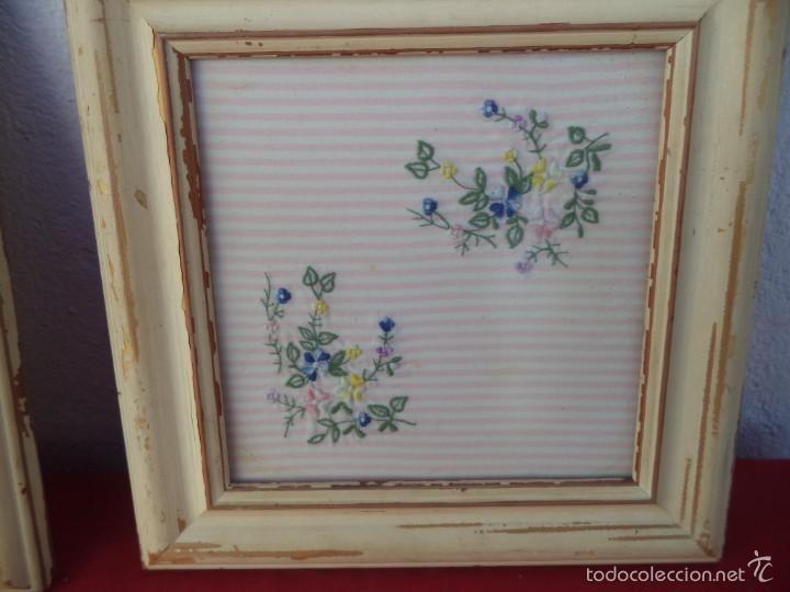 Vintage: parejas de cuadros bordados - Foto 3
