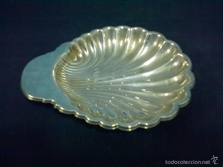 Vintage: CONCHA ALPADUR METAL PLATEADO - Foto 1