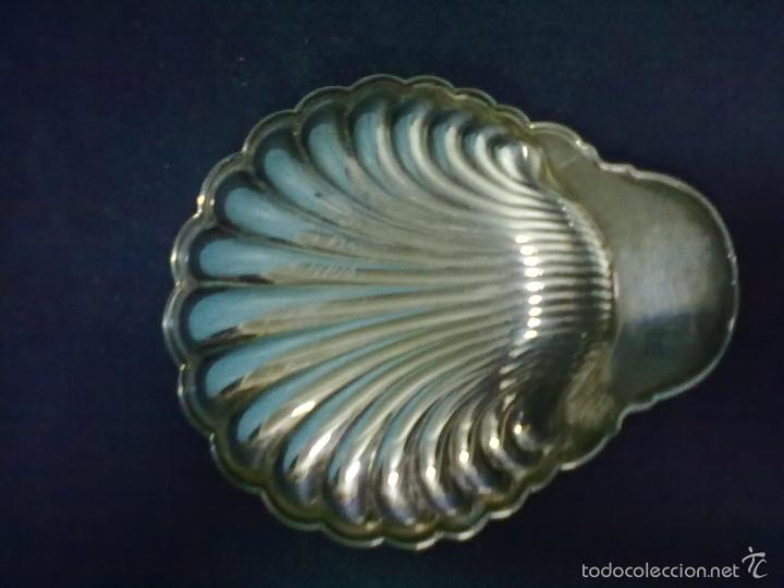 Vintage: CONCHA ALPADUR METAL PLATEADO - Foto 3