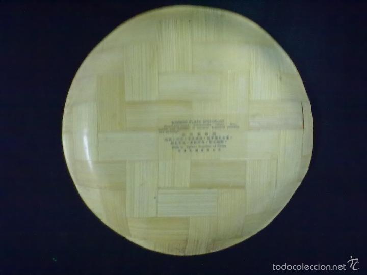 Vintage: BANDEJA PLATO BAMBU - Foto 2