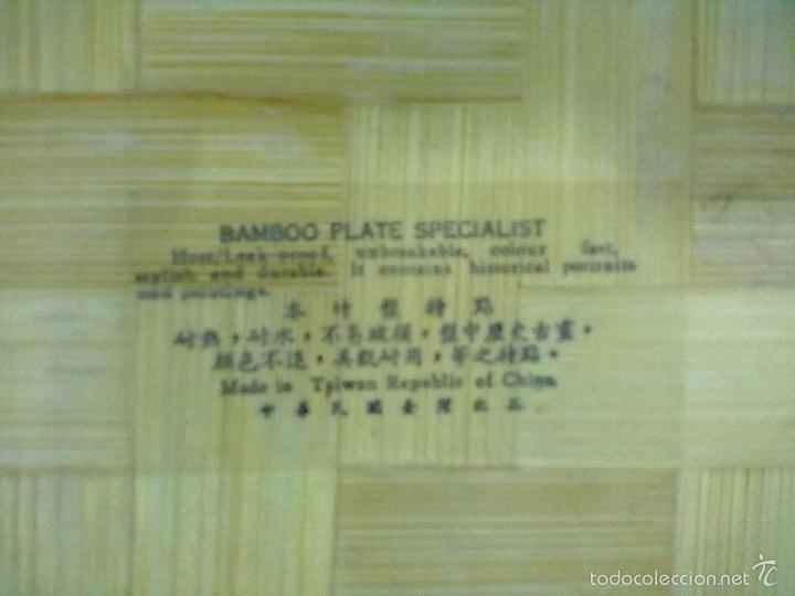 Vintage: BANDEJA PLATO BAMBU - Foto 3