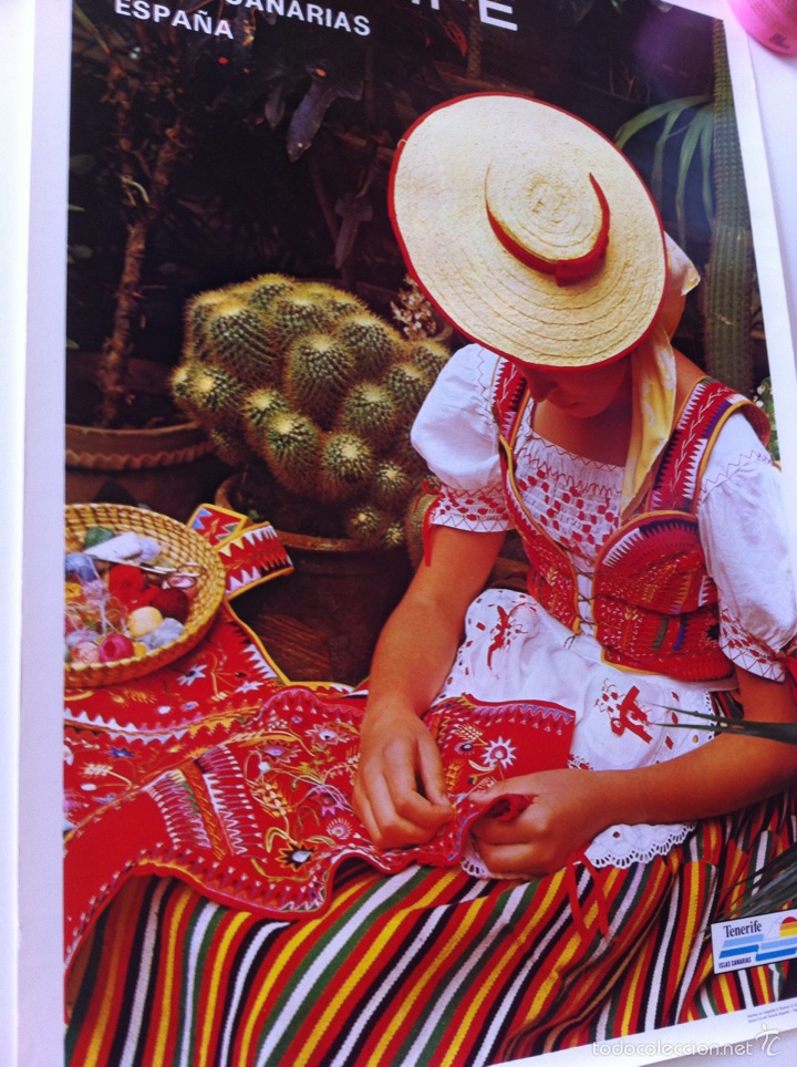 Vintage: P&oacute;ster Tenerife a&ntilde;os 80 - Foto 3