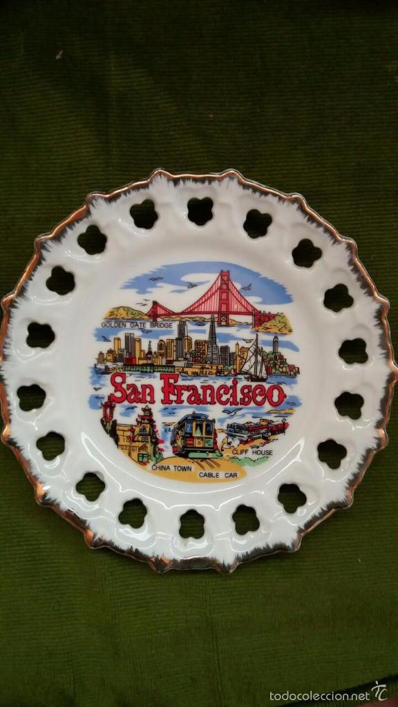Vintage: PLATO SAN FRANCISCO, SOUVENIR - Foto 1