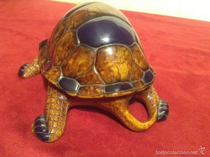Vintage: TORTUGA PRECIOSA 24 CM LARGO - Foto 5