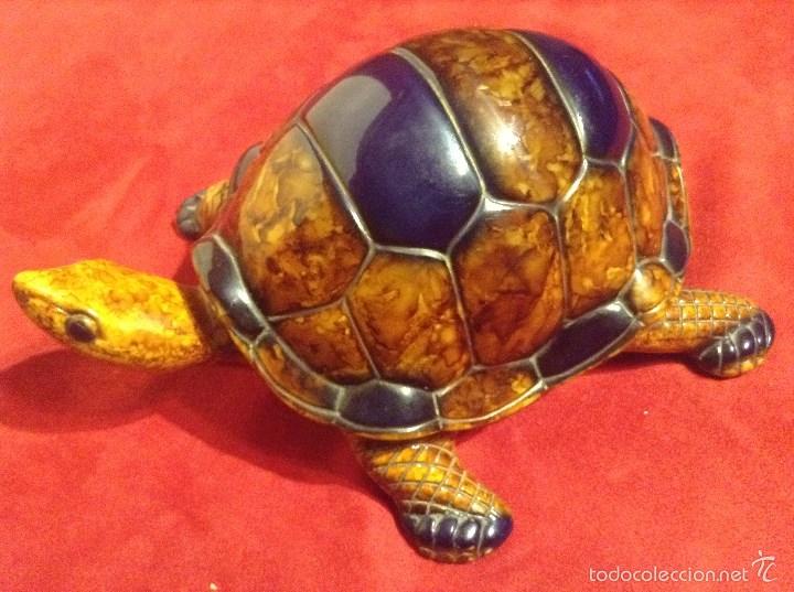 Vintage: TORTUGA PRECIOSA 24 CM LARGO - Foto 7
