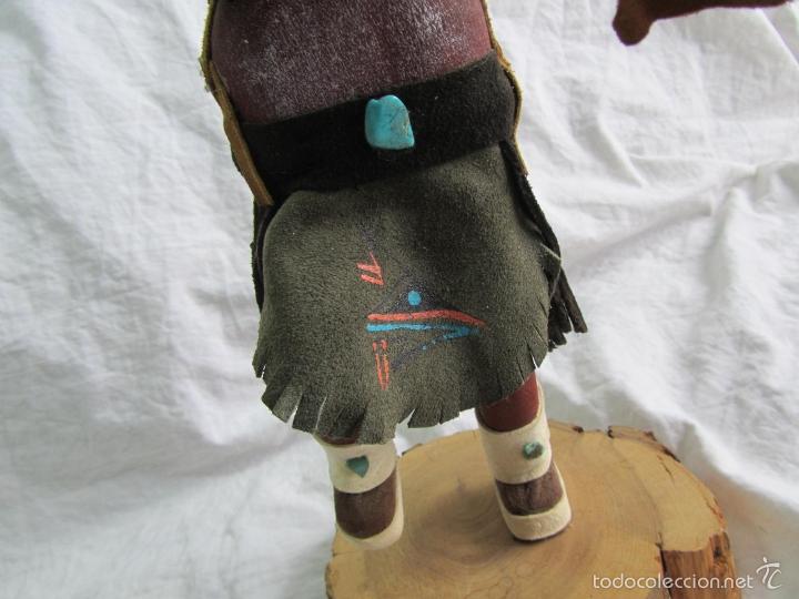 Vintage: Figura de cham&aacute;n base de madera firmada - Foto 5