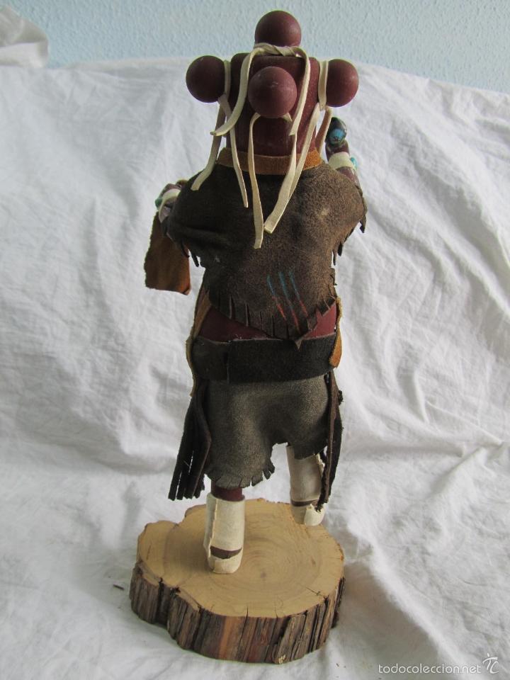 Vintage: Figura de cham&aacute;n base de madera firmada - Foto 7