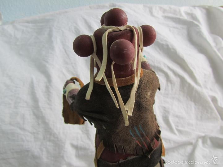 Vintage: Figura de cham&aacute;n base de madera firmada - Foto 8