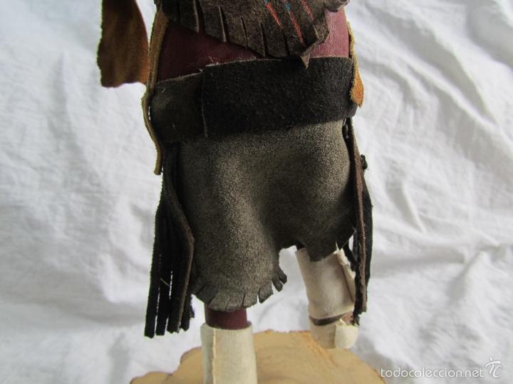 Vintage: Figura de cham&aacute;n base de madera firmada - Foto 9