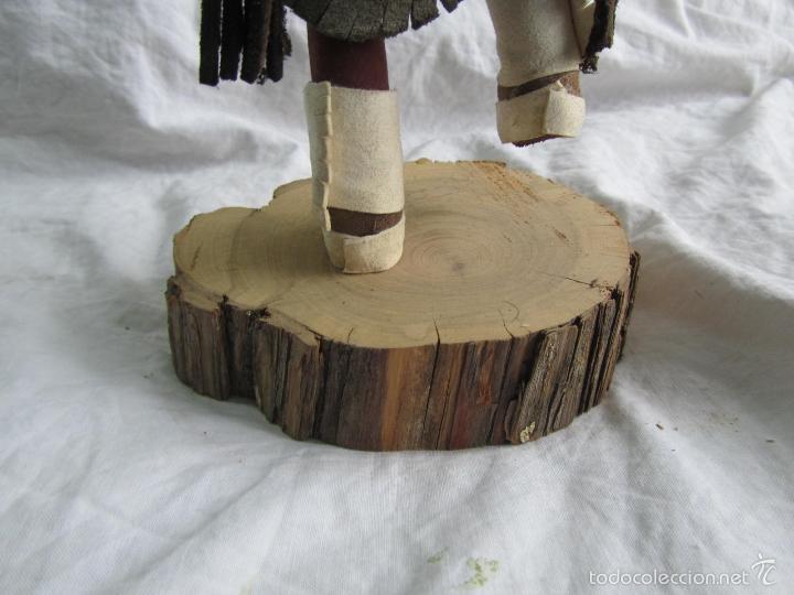 Vintage: Figura de cham&aacute;n base de madera firmada - Foto 10