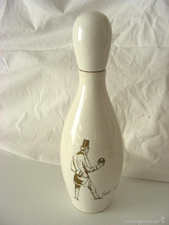 Vintage: Botella de licor con forma de bolo, 1950 - Foto 1