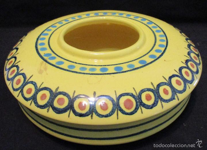 Vintage: CENTRO DE DECORACION DE CERAMICA DE MANISES - Foto 1