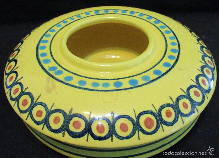 Vintage: CENTRO DE DECORACION DE CERAMICA DE MANISES - Foto 3