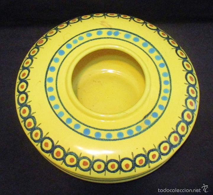 Vintage: CENTRO DE DECORACION DE CERAMICA DE MANISES - Foto 5
