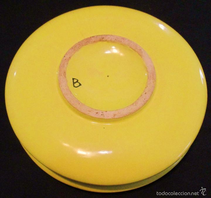 Vintage: CENTRO DE DECORACION DE CERAMICA DE MANISES - Foto 6