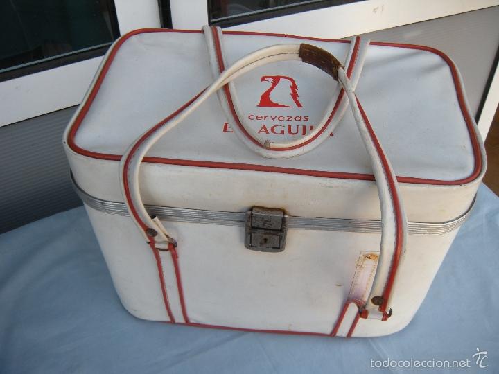 Vintage: NEVERA CERVEZA EL AGUILA, RETRO. - Foto 9
