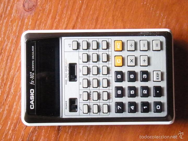Vintage: CALCULADORA CASIO FX-102 FX102 FUNCIONANDO PERFECTA - Foto 1