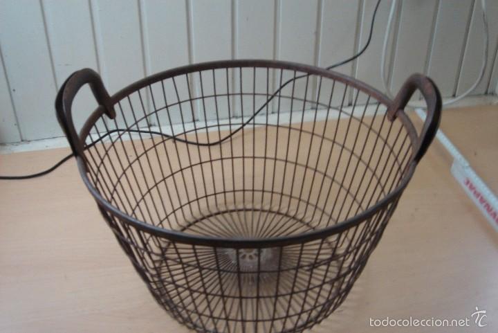 Vintage: Cesta. Vintage met&aacute;lica - Foto 1