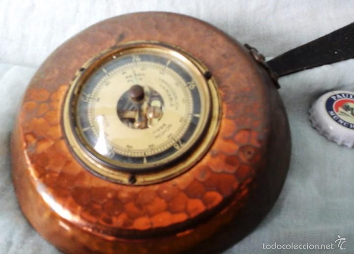Vintage: BAR&Oacute;METRO SART&Eacute;N. MINI BAR&Oacute;METRO. EN COBRE. - Foto 2