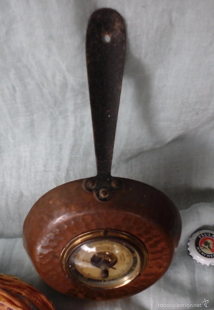 Vintage: BAR&Oacute;METRO SART&Eacute;N. MINI BAR&Oacute;METRO. EN COBRE. - Foto 3