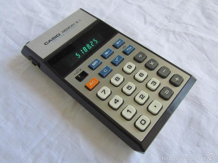 Vintage: Calculadora Casio Memory B-1 Funcionando Funda original - Foto 4