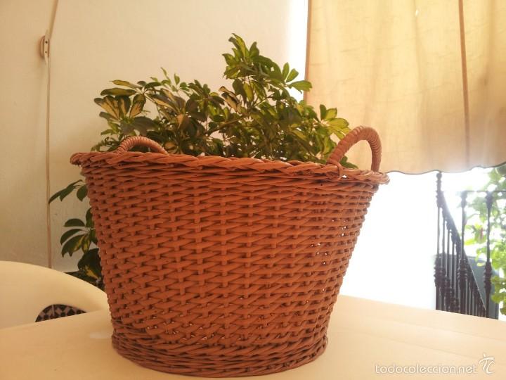 Vintage: CESTO DE MIMBRE - Foto 3