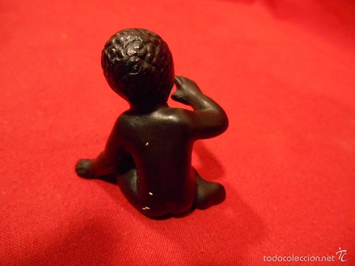 Vintage: ANTIGUA FIGURITA DE NEGRITO - Foto 3