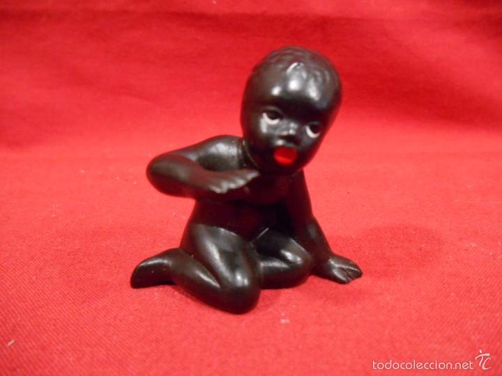 Vintage: ANTIGUA FIGURITA DE NEGRITO - Foto 4