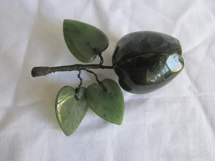 Vintage: Manzana tallada en jade - Foto 4