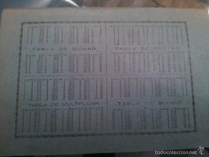 Vintage: CUADERNO ESCOLAR. TAMA&Ntilde;O ESPECIAL - Foto 3