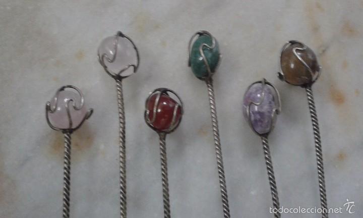 Vintage: 6 CUCHARILLAS HECHAS CON MONEDAS DE BRASIL - Foto 2