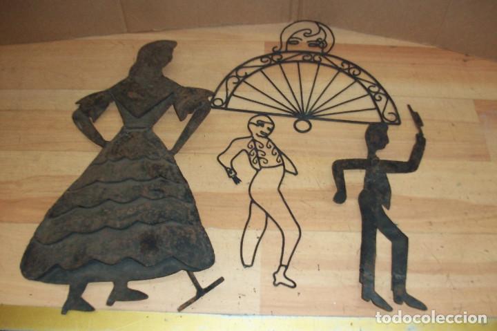 Vintage: ANTIGUAS FIGURAS DE HOJALATA - Foto 1
