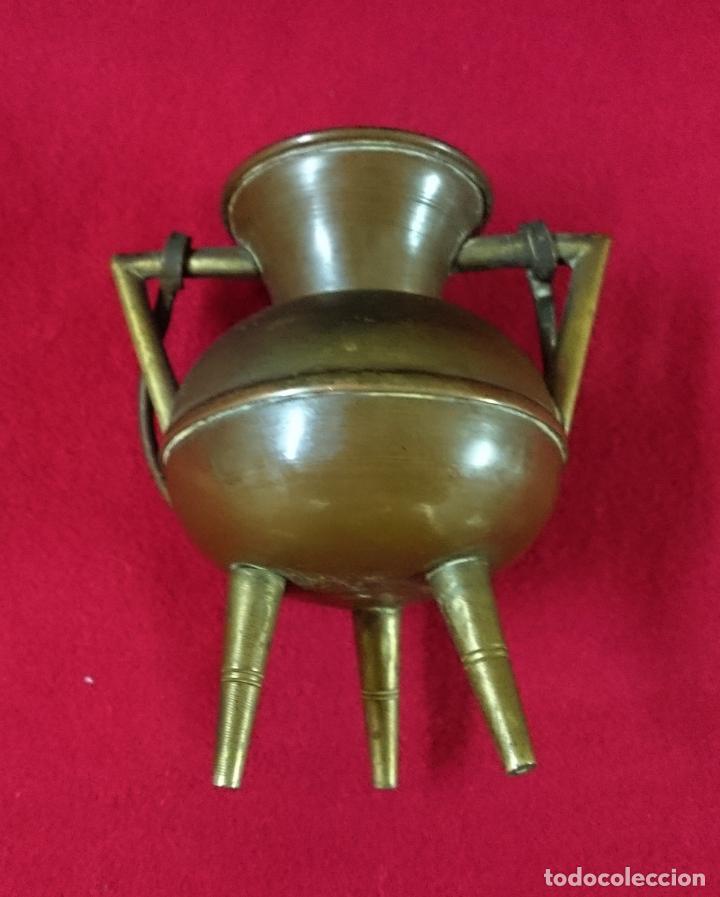 Vintage: Tinaja miniatura de metal - Foto 1