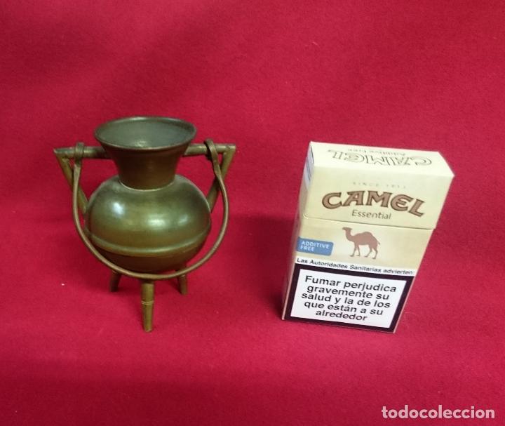 Vintage: Tinaja miniatura de metal - Foto 2