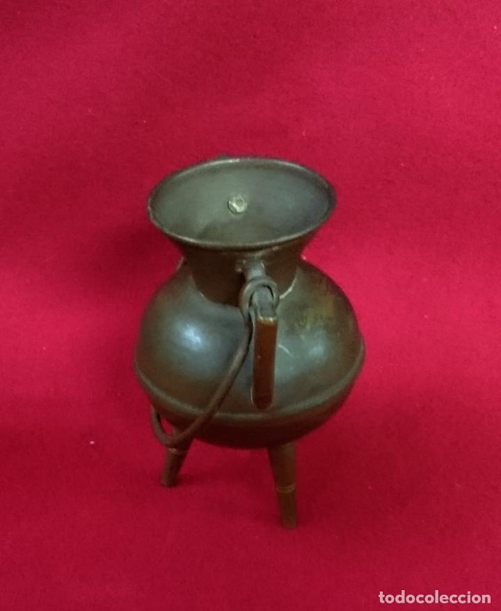 Vintage: Tinaja miniatura de metal - Foto 3
