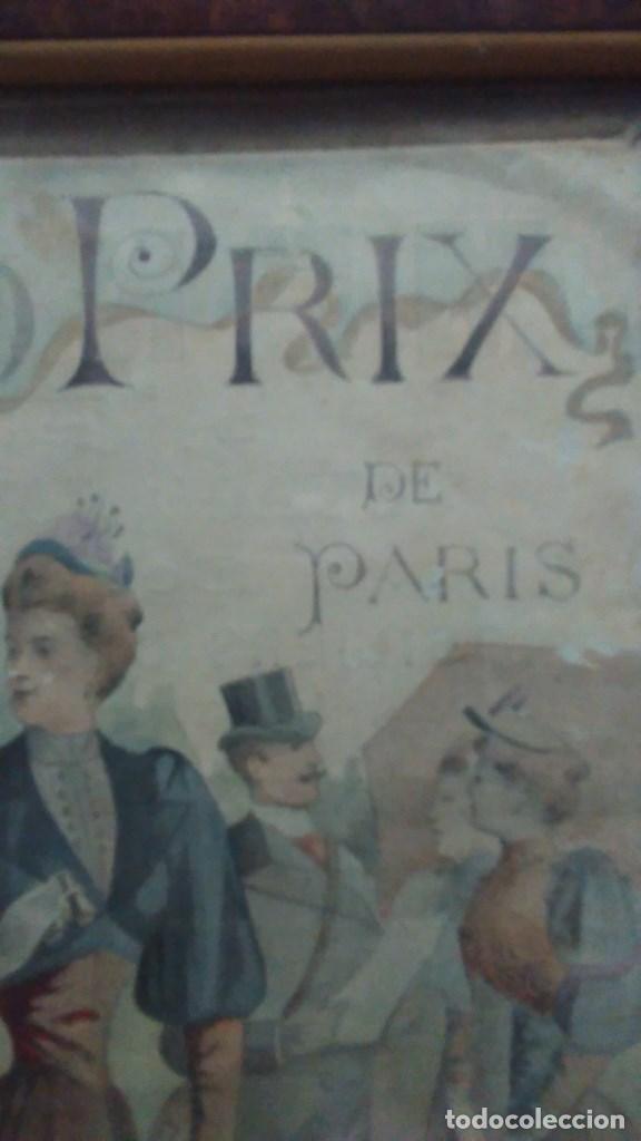 Vintage: Cartel de anuncio del gran prix de Paris. Programa ilustardo - Foto 14