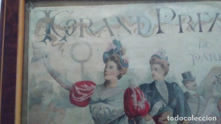 Vintage: Cartel de anuncio del gran prix de Paris. Programa ilustardo - Foto 16