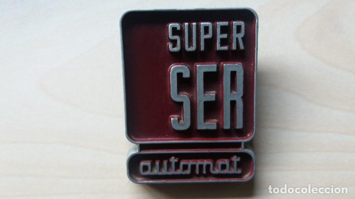 Vintage: placa antigua SUPER SER automat - Foto 1