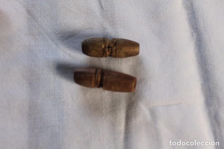Vintage: BOTONES DE MADERA A&Ntilde;OS 60-70 - Foto 2