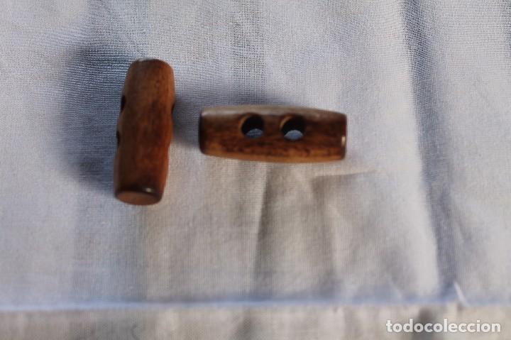 Vintage: BOTONES DE MADERA A&Ntilde;OS 60-70 - Foto 5