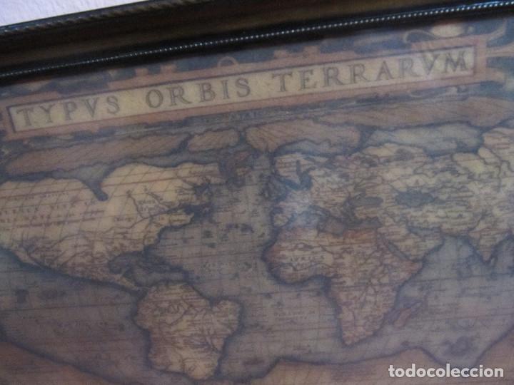 Vintage: CUADRO TERRARUM ORBIS A&Ntilde;OS 70 - Foto 3